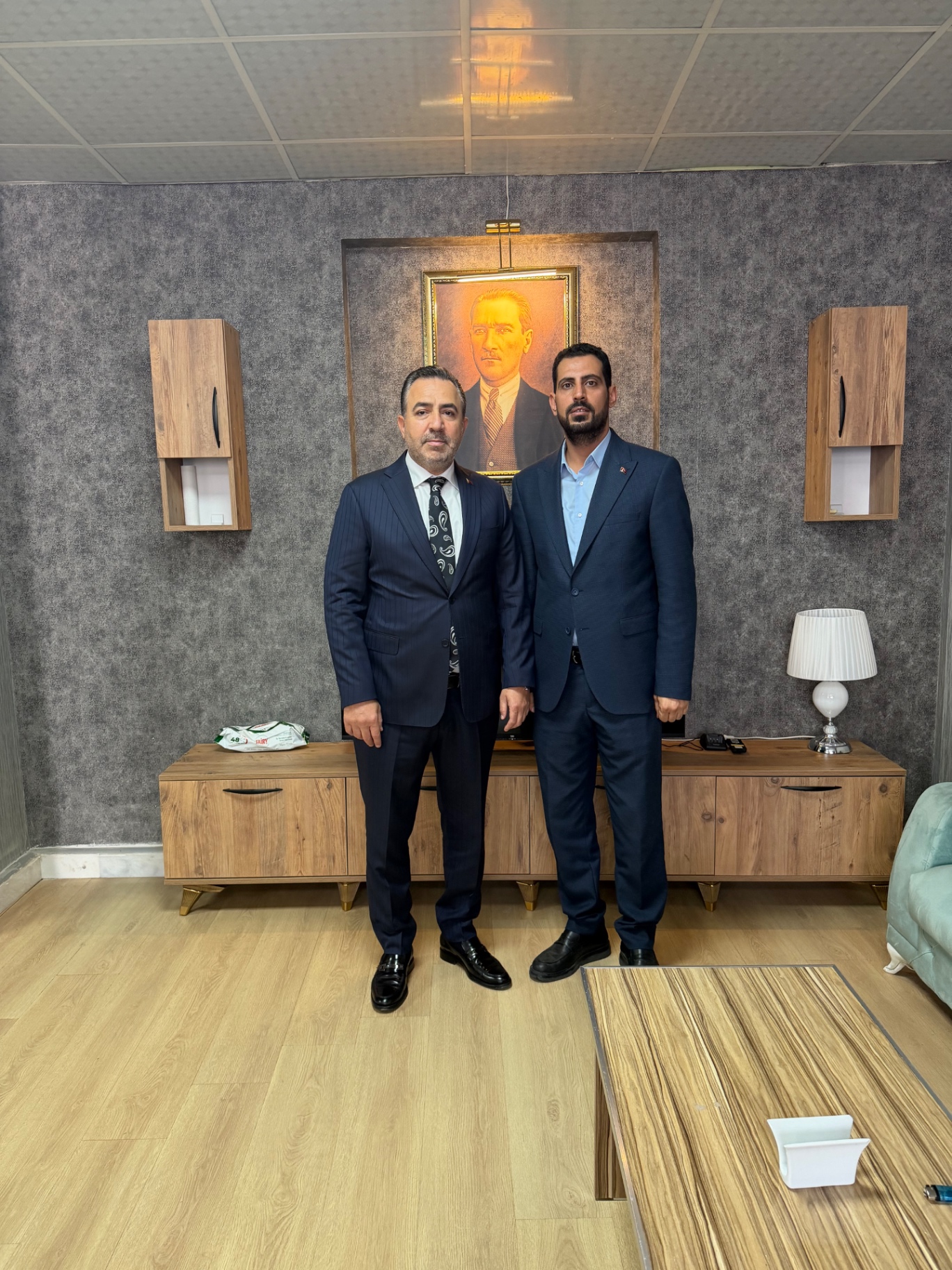 Divan Başkanımız Seçkin Odabaşı ile İlçe Başkanımız Fatih Yüzücü